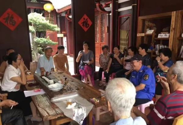 潮州市湘桥区“巷长制”会议现场。 潮州市湘桥区“巷长制”会议现场。