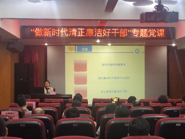 在职党员下基层,开讲党课树清风——江南中街道组织开讲专题党课