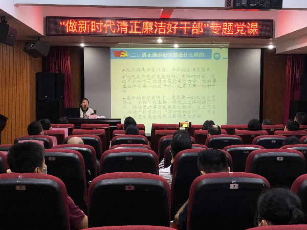 在职党员下基层,开讲党课树清风——江南中街道组织开讲专题党课